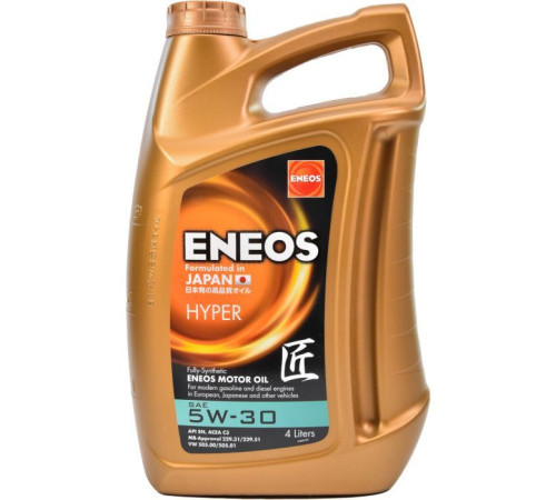 Моторна олива ENEOS HYPER 5W-30 4л (EU0030301N)