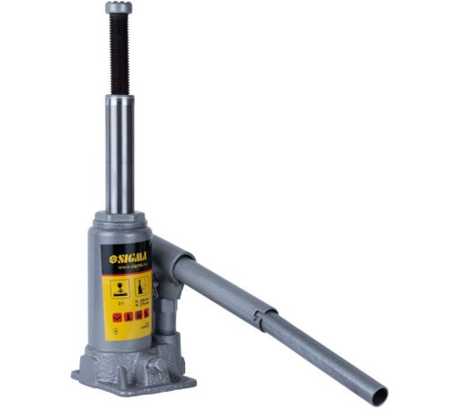 Домкрат Sigma гідравлічний пляшковий 2т H 148-278мм (6106021)