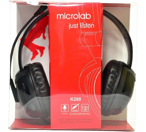 Навушники Microlab K280B Black (K280B)