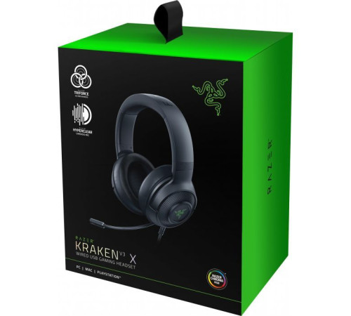 Навушники Razer Kraken V3 X USB Black (RZ04-03750300-R3M1)