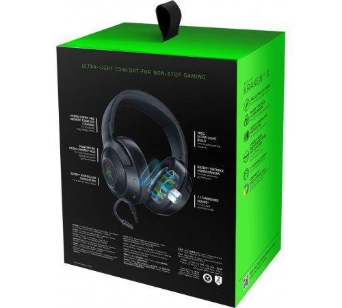 Навушники Razer Kraken V3 X USB Black (RZ04-03750300-R3M1)
