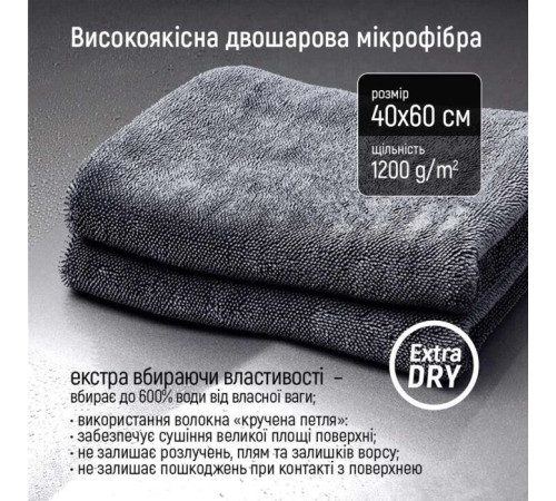 Автомобільна серветка ColorWay Extra Dry 1200gs (CW-5612)