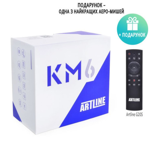 Медіаплеєр Artline TvBox KM6 (KM6)