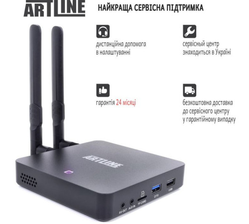 Медіаплеєр Artline TvBox KM6 (KM6)