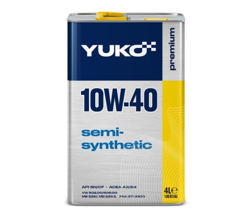 Моторное масло Yuko SEMISYNTHETIC 10W-40 4л (4820070240153)