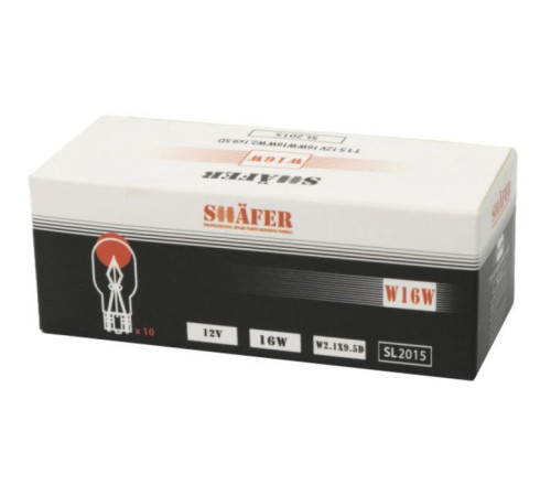 Автолампа SHAFER 12V16WW16WW2.19.5D (SL2015)