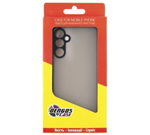 Чохол до мобільного телефона Dengos Matte Samsung Galaxy A34 5G (black) (DG-TPU-MATT-119)