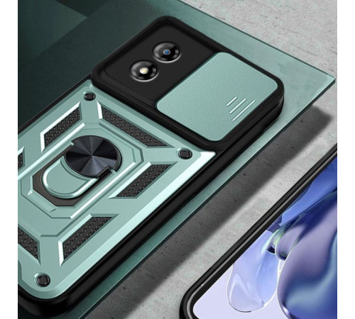 Чохол до мобільного телефона BeCover Military Motorola Moto E13 Dark Green (709103)