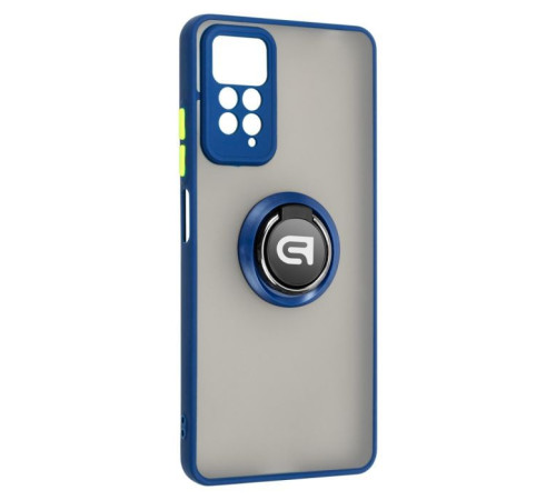 Чохол до мобільного телефона Armorstandart Frosted Matte Ring Xiaomi Redmi Note 12 Pro 4G Navy Blue (ARM68384)
