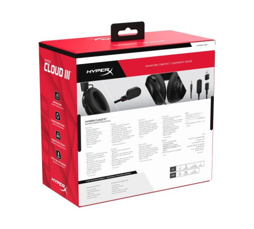 Наушники HyperX Cloud III Black (727A8AA)