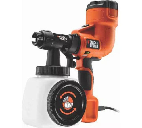 Фарбопульт Black&Decker 400 Вт, бак 1180 мл, (HVLP200)