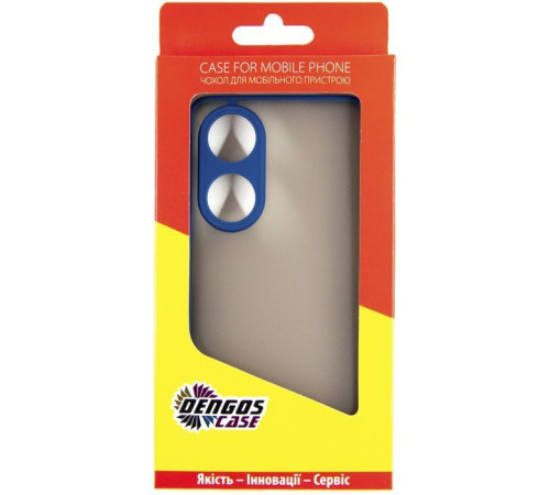 Чохол до мобільного телефона Dengos Matte OPPO A98 5G (blue) (DG-TPU-MATT-130)