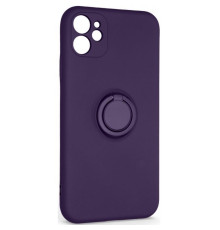Чохол до мобільного телефона Armorstandart Icon Ring Apple iPhone 11 Dark Purple (ARM68646)