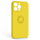 Чохол до мобільного телефона Armorstandart Icon Ring Apple iPhone 14 Pro Max Yellow (ARM68722)