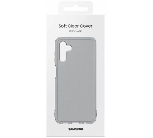 Чохол до мобільного телефона Samsung Samsung A04s Soft Clear Cover Black (EF-QA047TBEGRU)
