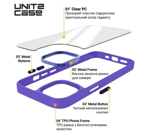 Чохол до мобільного телефона Armorstandart UNIT2 Apple iPhone 14 Pro Lavander (ARM69949)