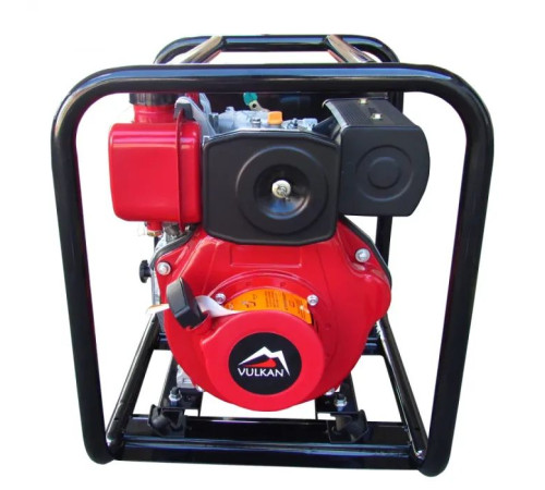 Мотопомпа Vulkan рукав 50мм, 28м3/год, підйом 28м, чиста вода, SCWPD50, дизельна (79164)