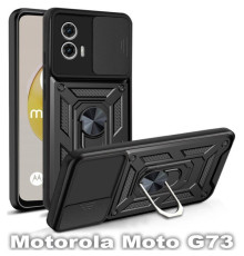 Чохол до мобільного телефона BeCover Military Motorola Moto G73 Black (709982)