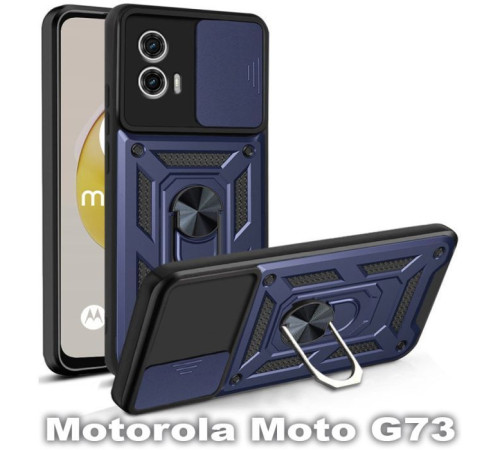 Чохол до мобільного телефона BeCover Military Motorola Moto G73 Blue (709983)