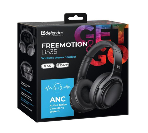 Навушники Defender FreeMotion B535 Bluetooth Black (63535)