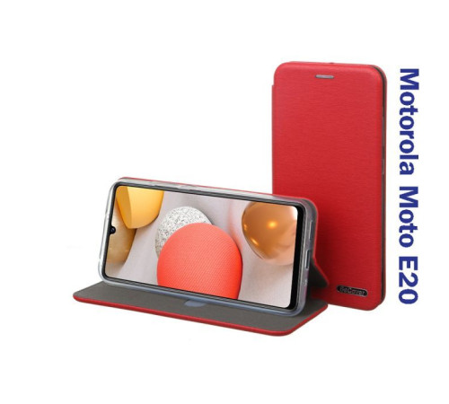 Чохол до мобільного телефона BeCover Exclusive Motorola Moto E20 Burgundy Red (710237)