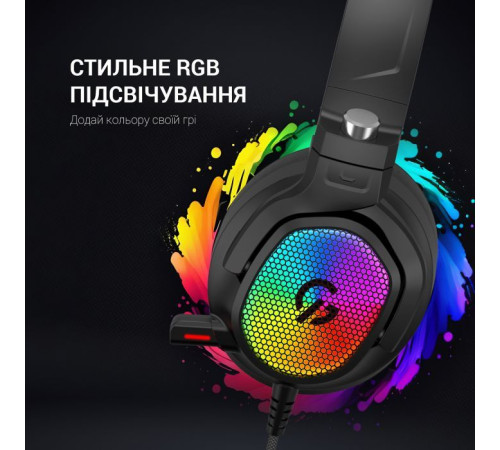 Наушники GamePro HS1300 RGB 7.1 Black (HS1300)