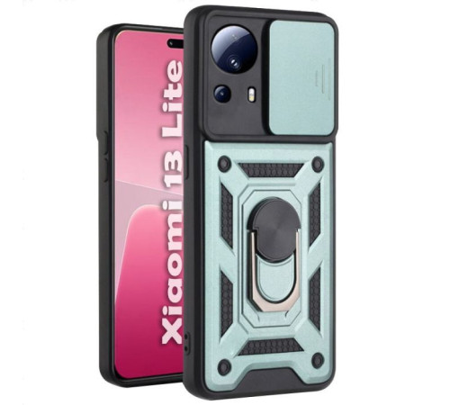 Чохол до мобільного телефона BeCover Military Xiaomi 13 Lite Dark Green (710569)