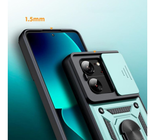 Чохол до мобільного телефона BeCover Military Xiaomi 13T/13T Pro Dark Green (710559)