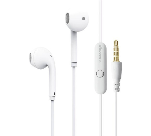 Навушники Grand-X EP-63W White (EP-63W)