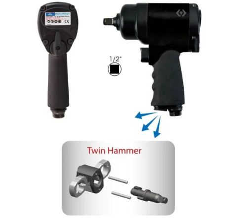 Гайковерт KING TONY пневмо 1/2" 880 Нм (33433-065)