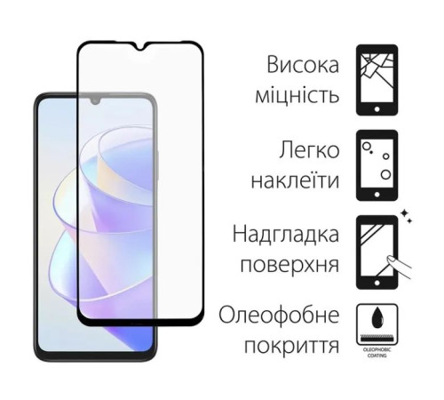 Чохол до мобільного телефона Dengos Kit for Honor x7a case + glass (Black) (DG-KM-55)