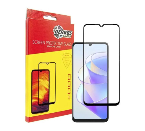 Чохол до мобільного телефона Dengos Kit for Honor x7a case + glass (Black) (DG-KM-55)