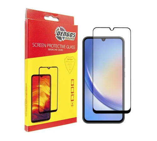 Чохол до мобільного телефона Dengos Kit for Samsung Galaxy A34 5G case + glass (Purple) (DG-KM-42)