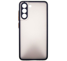 Чехол для мобильного телефона Dengos Kit для Samsung Galaxy S21 FE case + glass (Black) (DG-KM-27)
