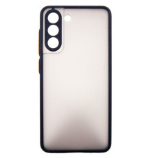 Чохол до мобільного телефона Dengos Kit for Samsung Galaxy S21 FE case + glass (Black) (DG-KM-27)