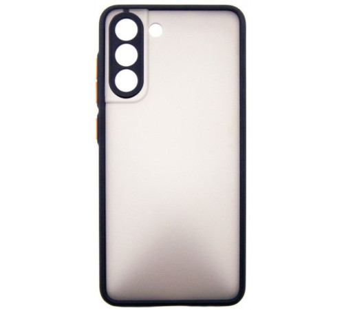 Чохол до мобільного телефона Dengos Kit for Samsung Galaxy S21 FE case + glass (Black) (DG-KM-27)