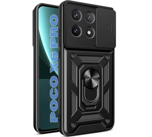 Чохол до мобільного телефона BeCover Military Poco X6 Pro Black (711157)