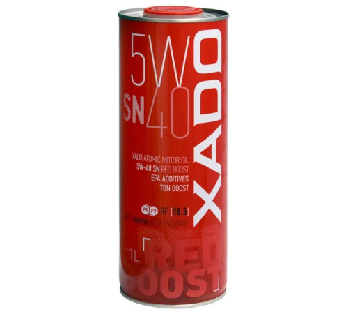 Моторна олива Xado Atomic Oil 5W-40 SN RED BOOST 1л (ХА 26169)
