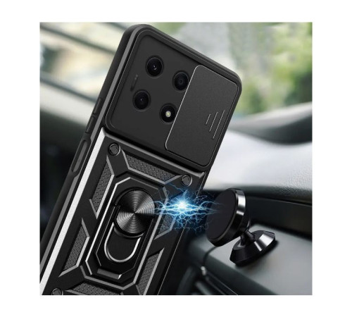 Чохол до мобільного телефона BeCover Military Honor X8a Black (710668)