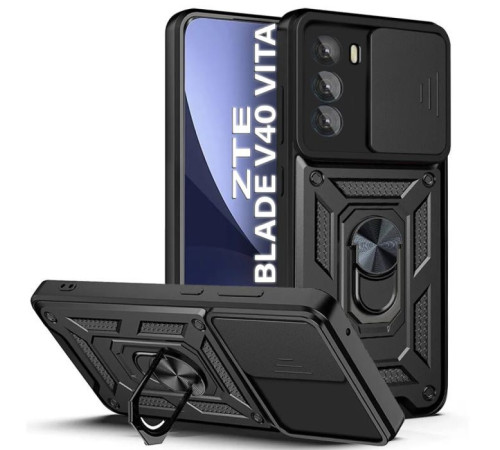 Чохол до мобільного телефона BeCover Military ZTE Blade V40 Vita Black (710697)