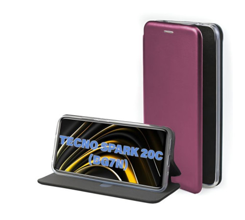 Чохол до мобільного телефона BeCover Exclusive Tecno Spark 20C (BG7n) Burgundy (711246)