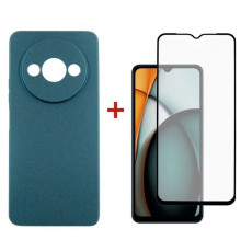 Чохол до мобільного телефона Dengos Xiaomi Redmi A3 + Glass Green (DG-KM-90)