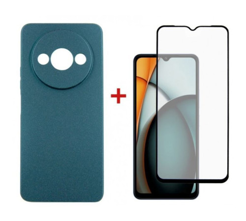 Чохол до мобільного телефона Dengos Xiaomi Redmi A3 + Glass Green (DG-KM-90)