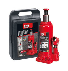 Домкрат GTM гідравлічний пляшковий 5т (216-41З мм) кейс (T90504S)