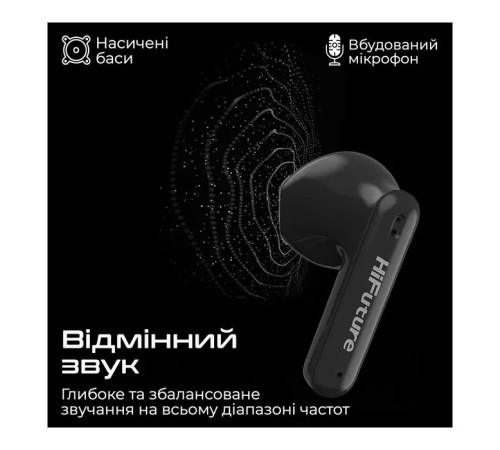 Навушники HiFuture ColorBuds2 Black (colorbuds2.black)