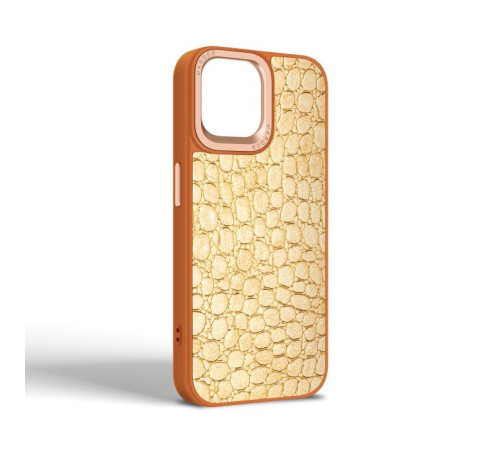 Чохол до мобільного телефона Harder Crocosaur Apple iPhone 14 Beige (ARM76715)