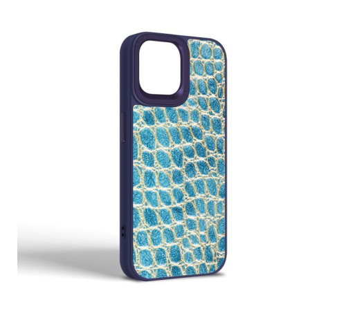 Чехол для мобильного телефона Harder Crocosaur Apple iPhone 15 Blue (ARM76700)
