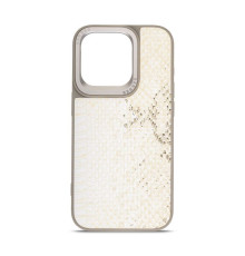 Чохол до мобільного телефона Harder Snake Pattern Apple iPhone 14 Pro White Cream (ARM76807)