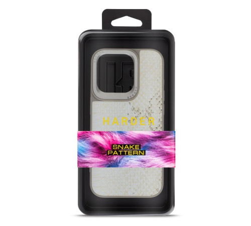Чехол для мобильного телефона Harder Snake Pattern Apple iPhone 14 Pro White Cream (ARM76807)