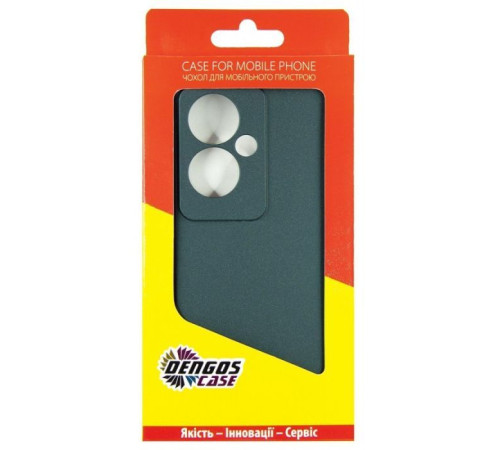 Чохол до мобільного телефона Dengos Oppo Reno 11F + glass Green (DG-KM-96)